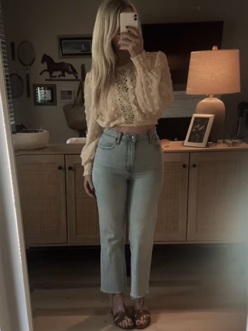 Abercrombie and Fitch 90s Straight Ultra High Rise Raw Hem